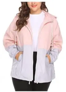 Women's Plus Size Raincoat Jacket